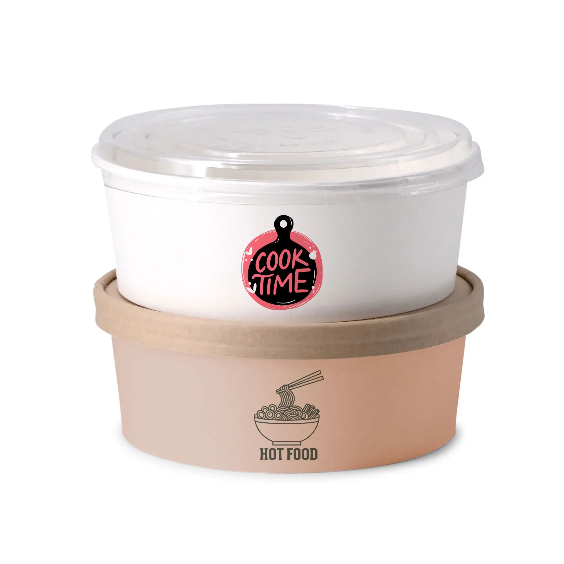 Bedruckte Salatschalen (rund) - Bowls individuell bedruckbar