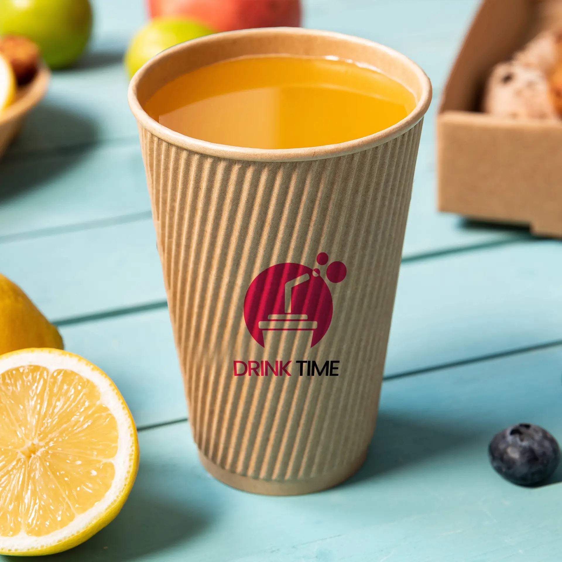 Coffee to go Becher - Riffelbecher für Heißgetränke