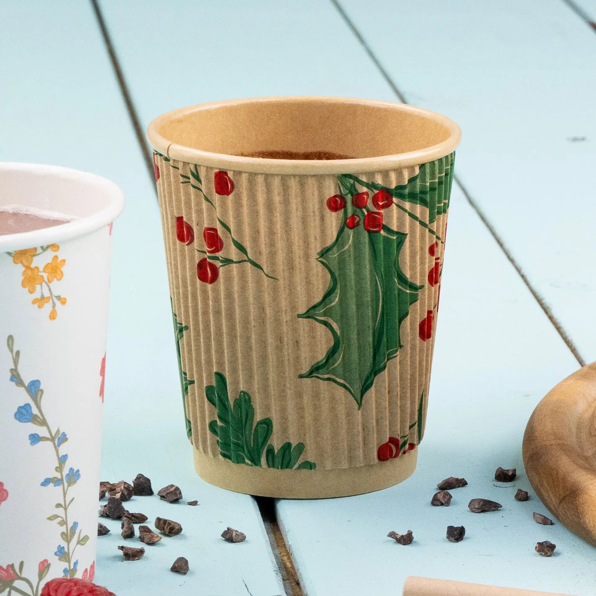 Coffee to go Becher - Riffelbecher für Heißgetränke