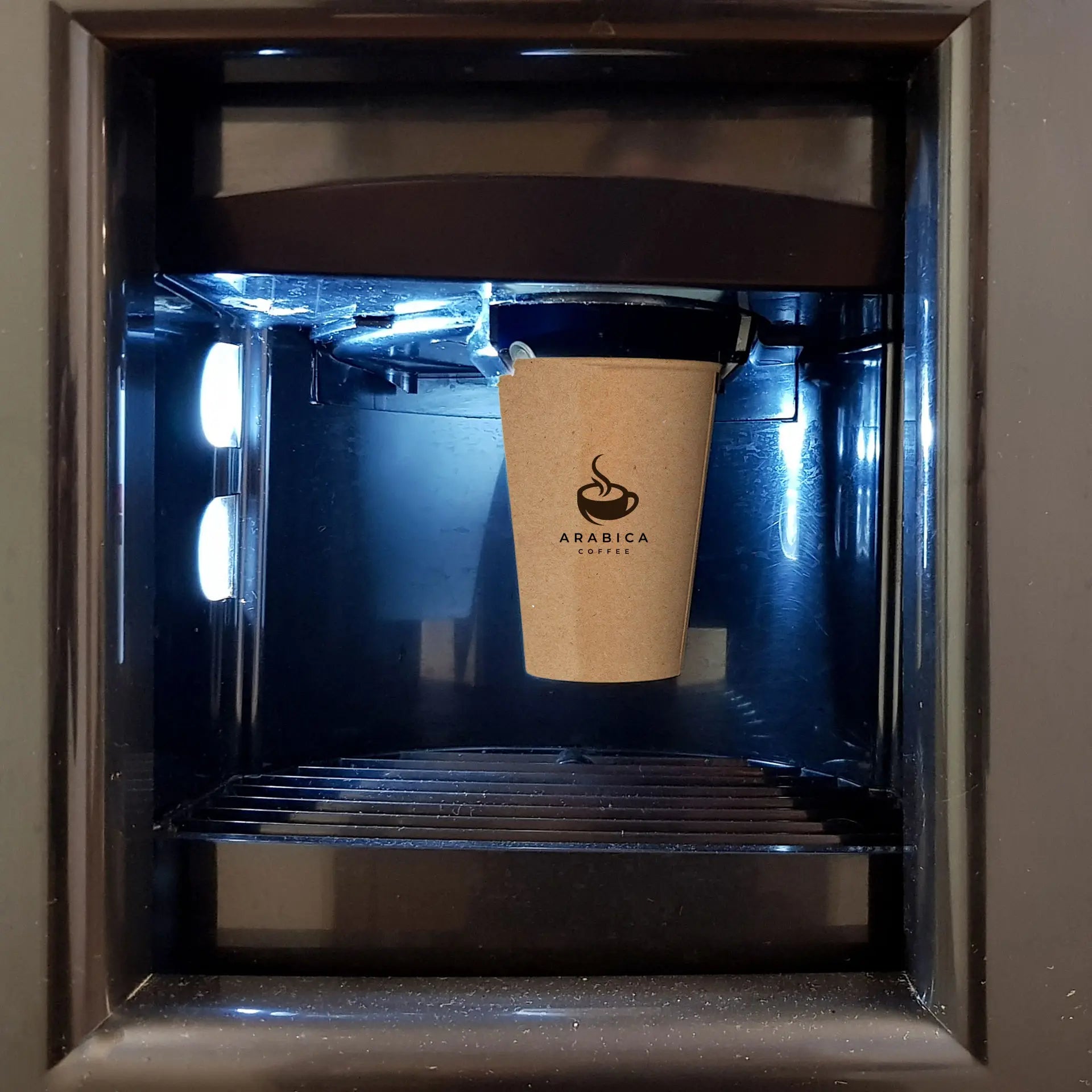 Einwandige bedruckte Pappbecher- Coffee to go Becher mit Logo