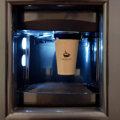 Einwandige bedruckte Pappbecher- Coffee to go Becher mit Logo