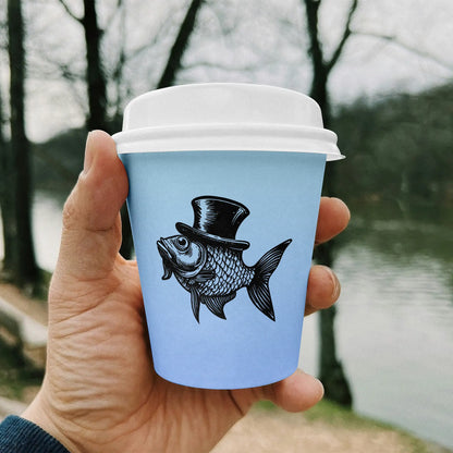 Einwandige bedruckte Pappbecher- Coffee to go Becher mit Logo