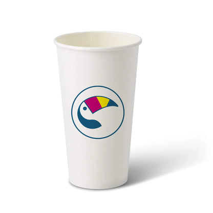 Einwandige bedruckte Pappbecher- Coffee to go Becher mit Logo