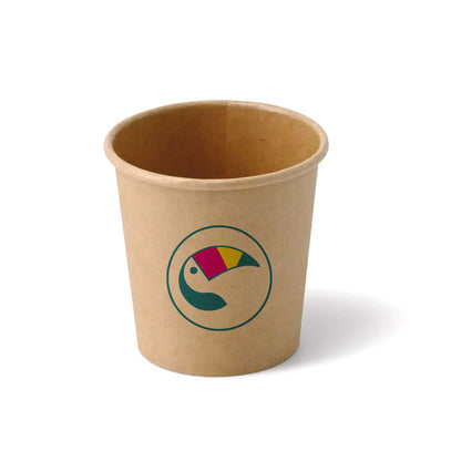 Einwandige bedruckte Pappbecher- Coffee to go Becher mit Logo