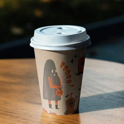 Einwandige bedruckte Pappbecher- Coffee to go Becher mit Logo
