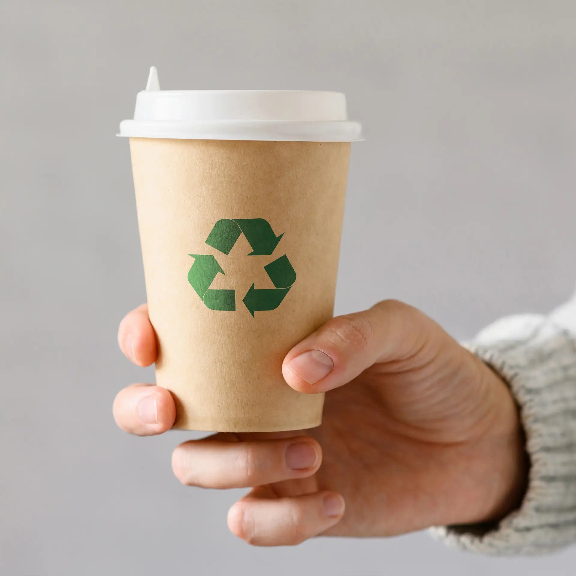 Einwandige bedruckte Pappbecher- Coffee to go Becher mit Logo