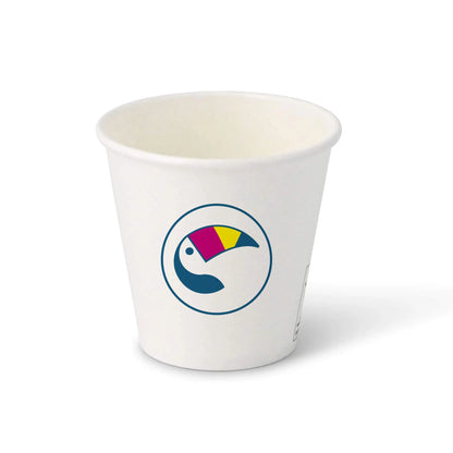 Einwandige bedruckte Pappbecher- Coffee to go Becher mit Logo