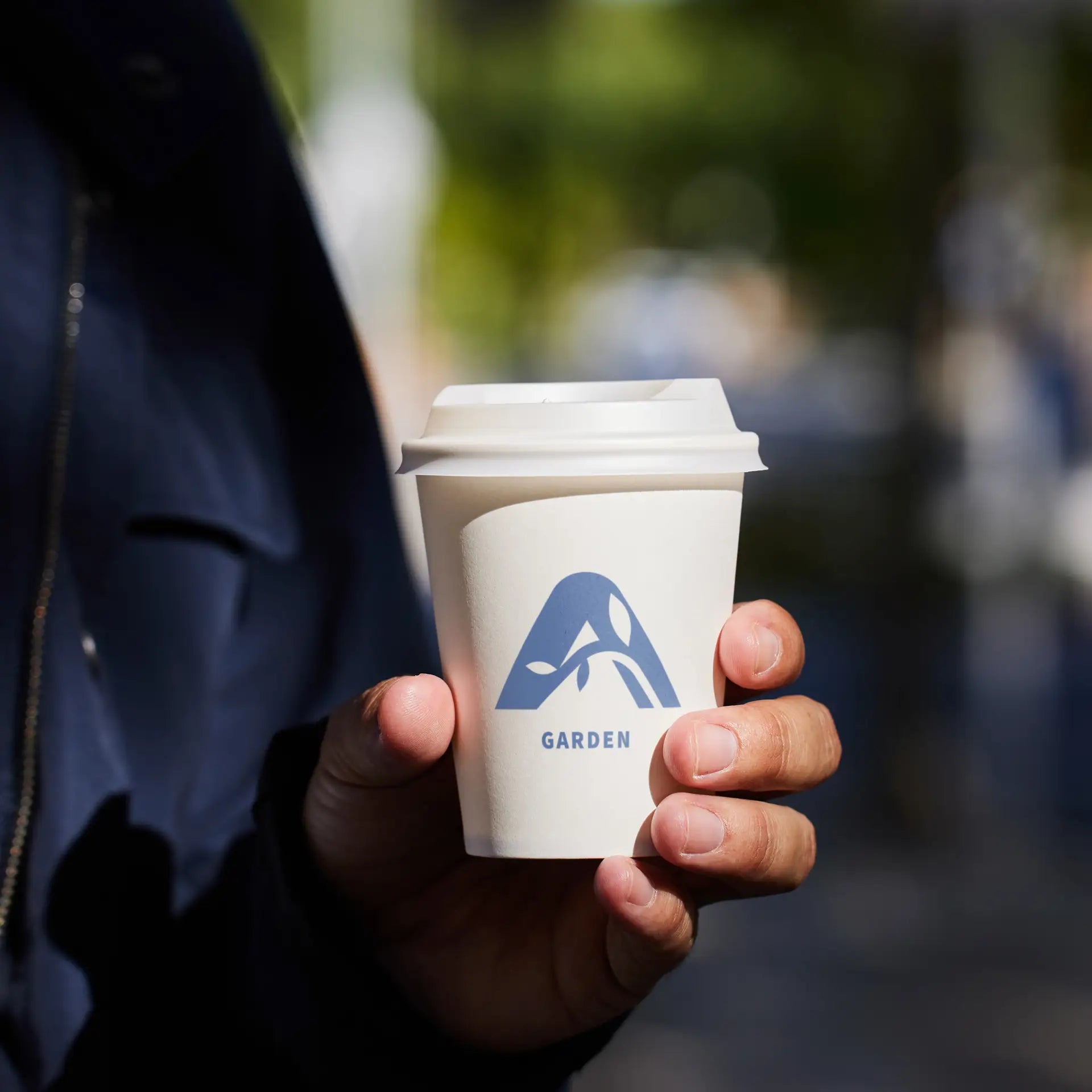 Einwandige bedruckte Pappbecher- Coffee to go Becher mit Logo