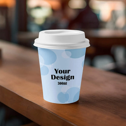 Einwandige bedruckte Pappbecher- Coffee to go Becher mit Logo