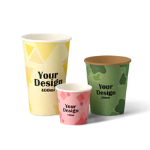 Einwandige bedruckte Pappbecher- Coffee to go Becher mit Logo