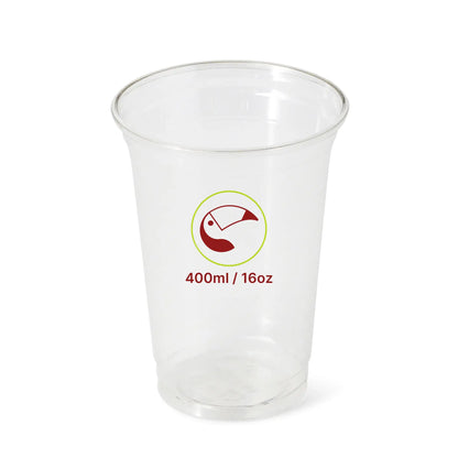 Plastikbecher bedrucken - rPET / PLA Klarbecher