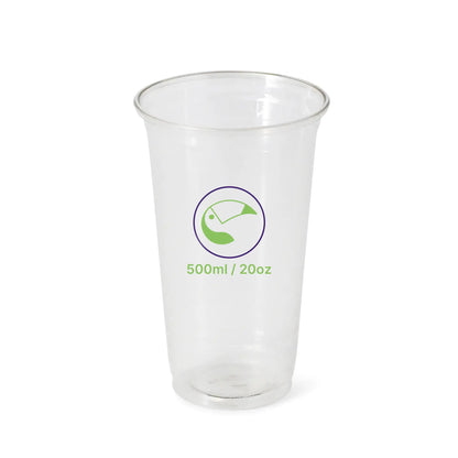 Plastikbecher bedrucken - rPET / PLA Klarbecher