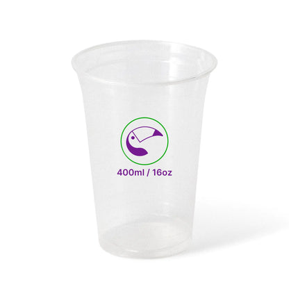 Plastikbecher bedrucken - rPET / PLA Klarbecher