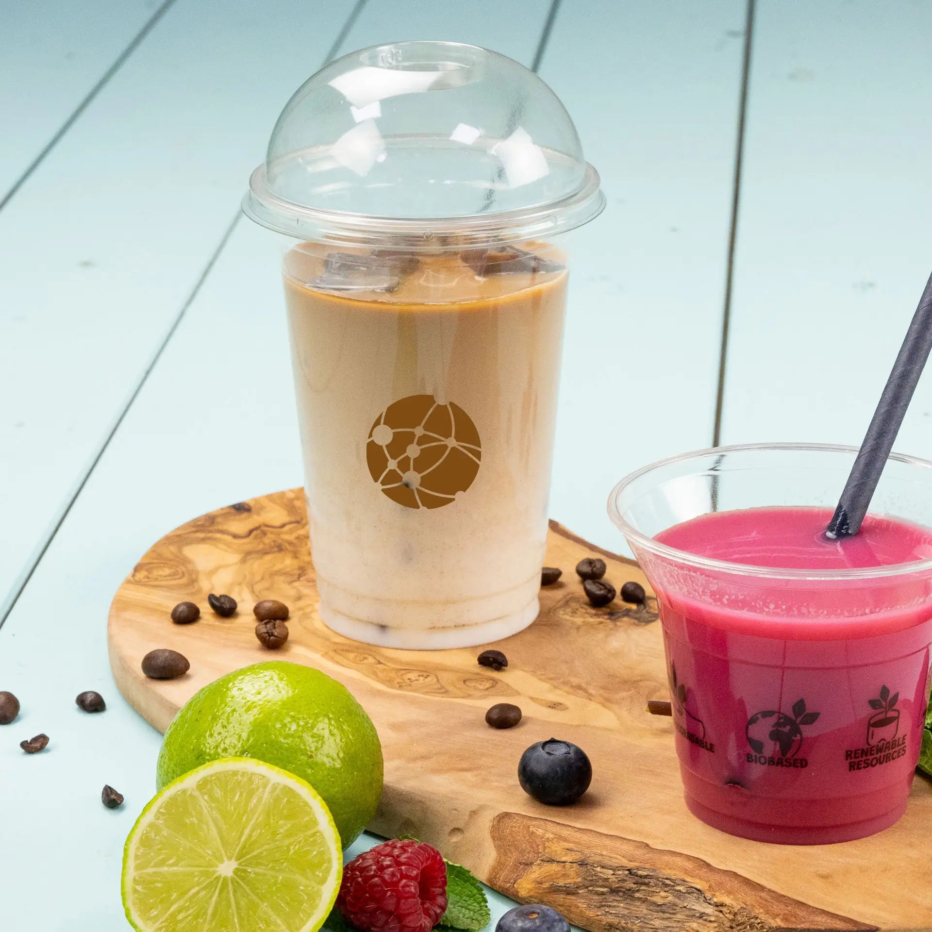 Plastikbecher bedrucken - rPET / PLA Klarbecher