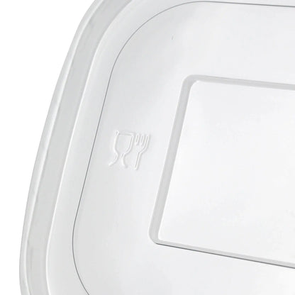 Deckel für Salatschalen, aus rPET, transparent, 17,5 x 12,5 cm, ohne Druck