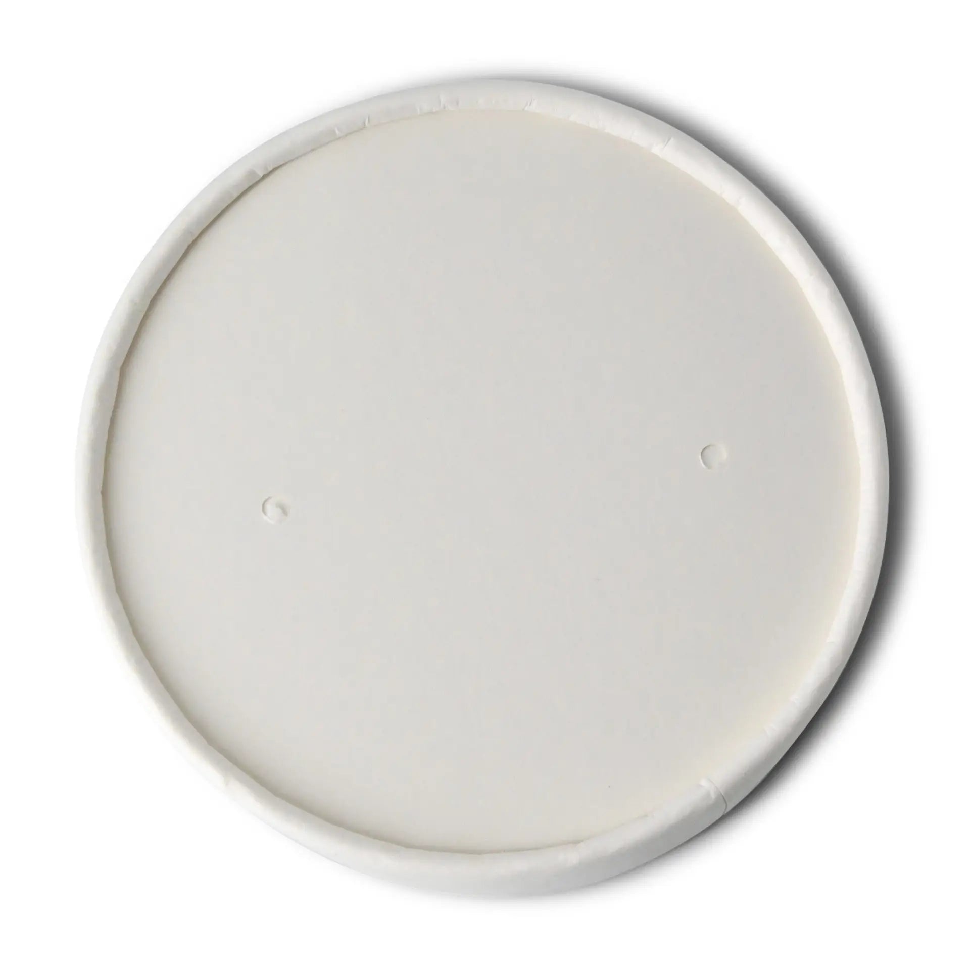 Deckel für Suppenbecher, Membranfunktion, aus Karton, mit PLA Beschichtung, weiß, 90 mm, ohne Druck