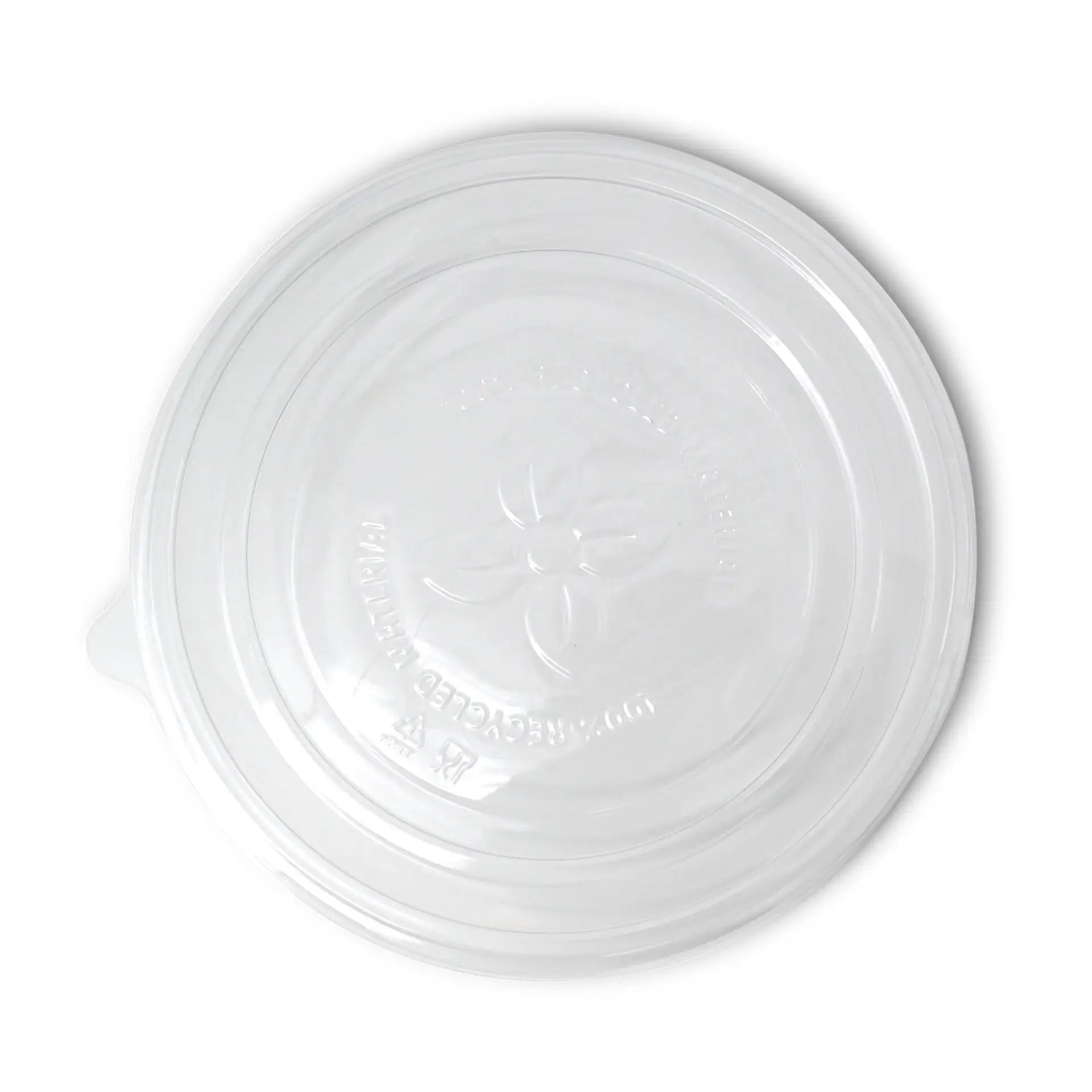 Deckel für Salatschalen, aus rPET, transparent, 185 mm, ohne Druck