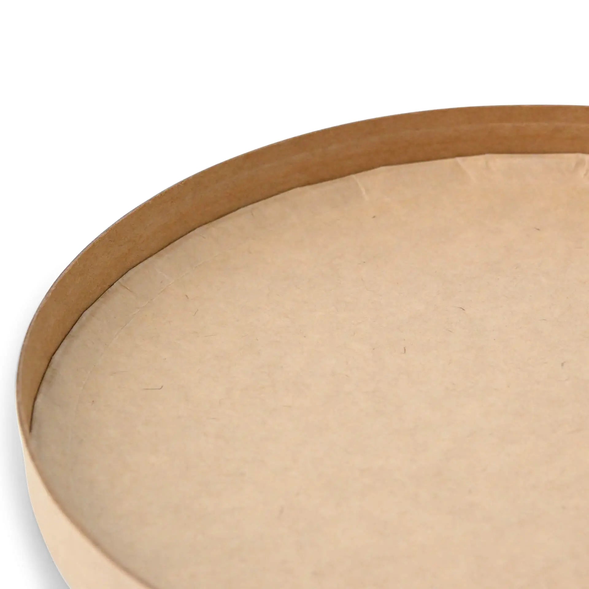 Deckel für Salatschalen, aus Karton, mit PLA Beschichtung, braun, 150 mm