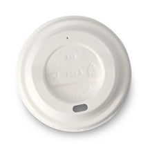 Deckel für Pappbecher, mit Trinköffnung, aus Pappe, unbeschichtet, weiß, 80 mm, ohne Druck