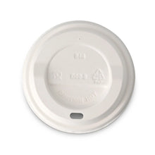 Deckel für Pappbecher, mit Trinköffnung, aus Pappe, unbeschichtet, weiß, 90 mm, ohne Druck